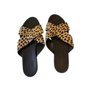 Jenni Kayne Pony Hair Crossover sandal size 39